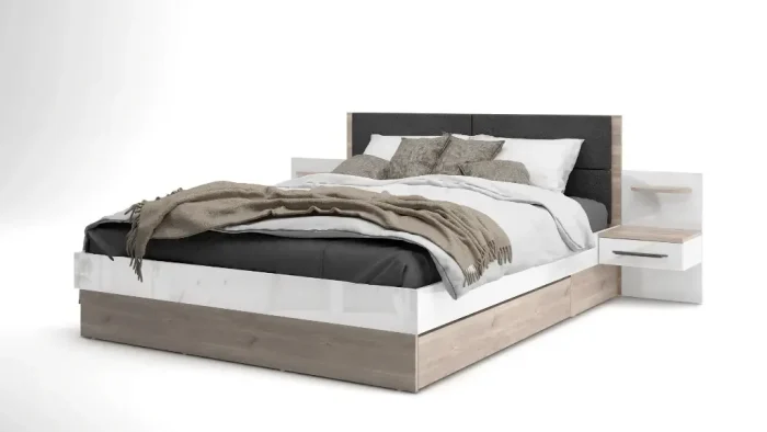 Легло с нощни шкафчета Treviso - Image 1