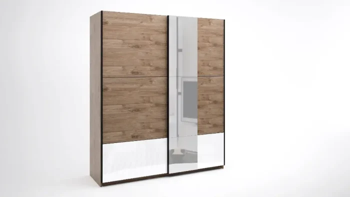 Гардероб с две плъзгащи врати MC Integra M12 - Image 1