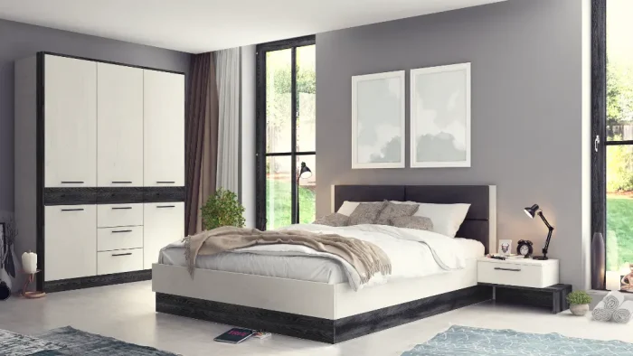 Легло с нощни шкафчета Salerno - Image 3