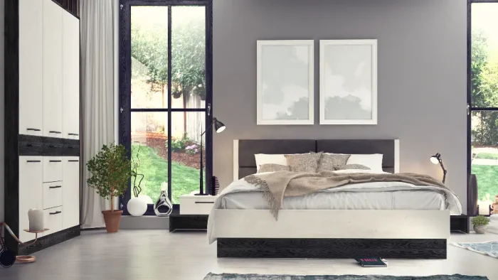 Легло с нощни шкафчета Salerno - Image 2