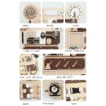 Детска дървена дъска Монтесори-мече - Image 5