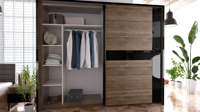 Гардероб с две плъзгащи врати Modern M03 - Image 5