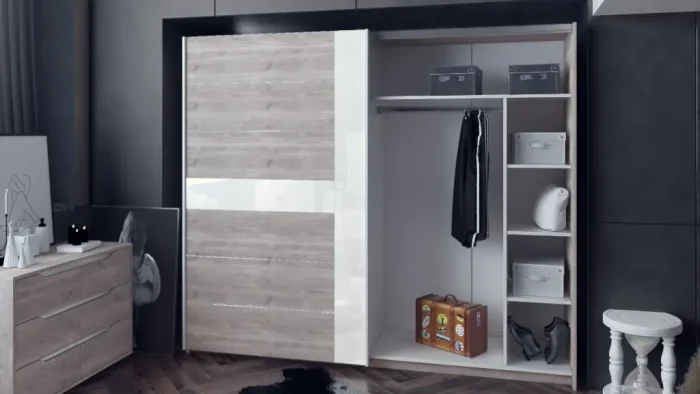 Гардероб с две плъзгащи врати Modern M03 - Image 7