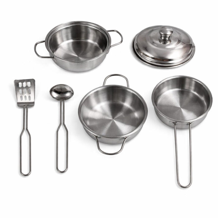 Детски Дървен Пясъчник 3в1 с Кухня, Пейка и Сенник с UV Защита GINGER HOME – Игра на Открито (110x114x110 см) - Image 12