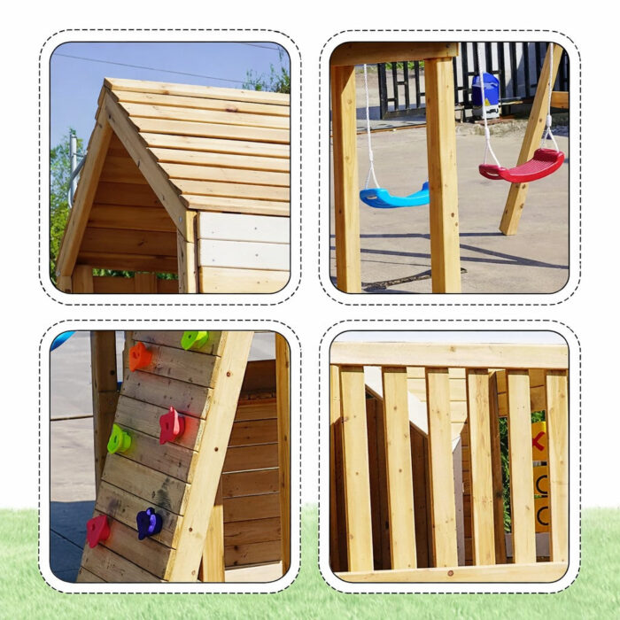 Голяма детска дървена къщичка GINGER HOME за двор - Image 9