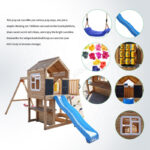 Голяма детска дървена къщичка GINGER HOME за двор - Image 11
