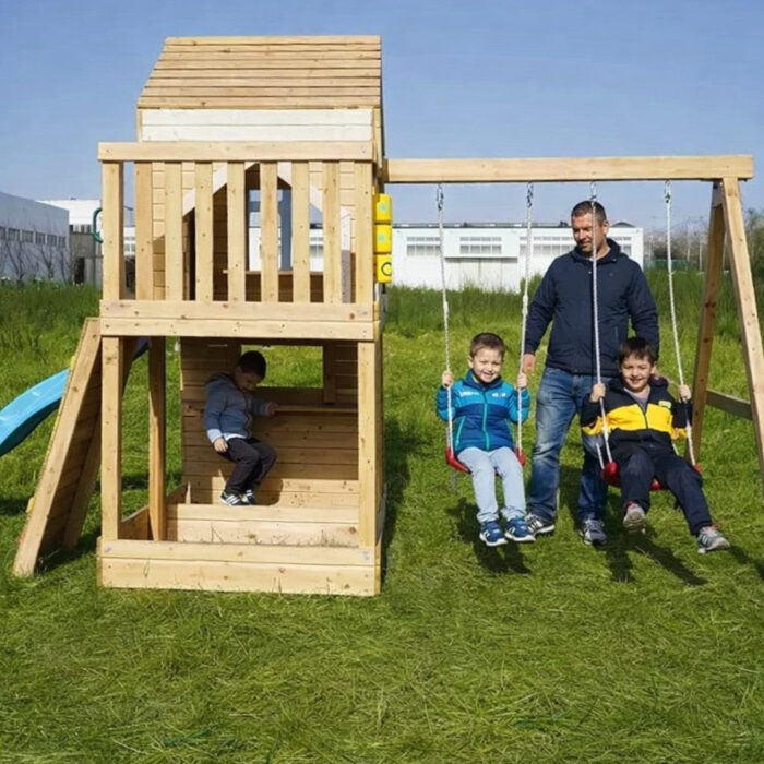 Голяма детска дървена къщичка GINGER HOME за двор - Image 5
