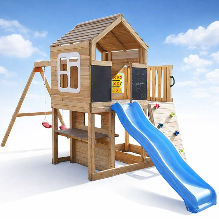 Голяма детска дървена къщичка GINGER HOME за двор - Image 7