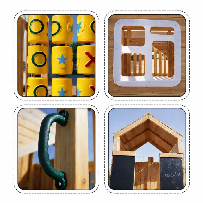 Голяма детска дървена къщичка GINGER HOME за двор - Image 8