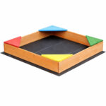 Детски дървен пясъчник GINGER HOME 90/90 - Image 5