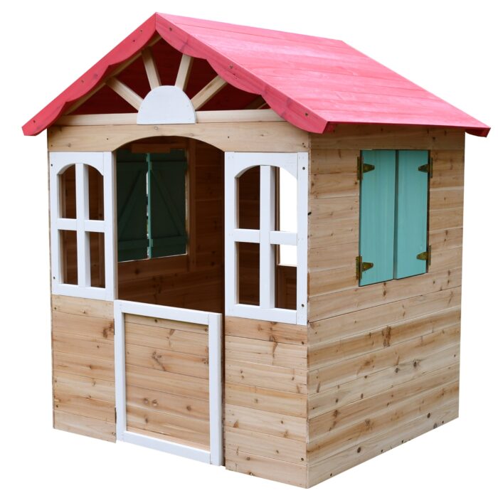 Детска дървена къщичка за игра на открито GINGER HOME - Image 2