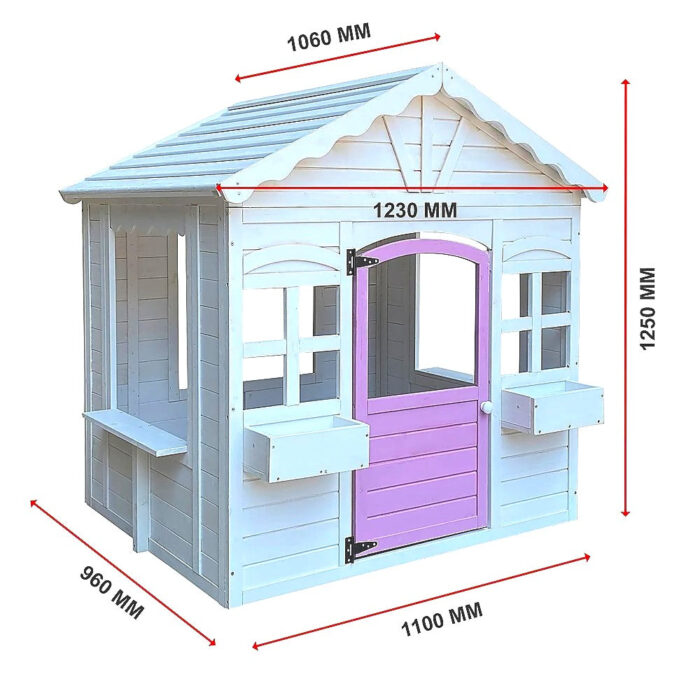 Детска дървена къщичка за игра GINGER HOME - Image 12