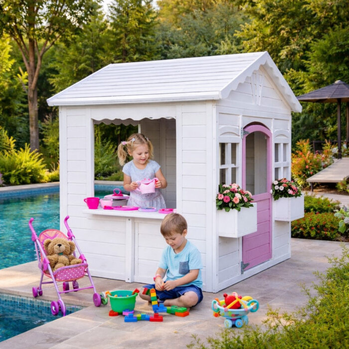 Детска дървена къщичка за игра GINGER HOME - Image 10