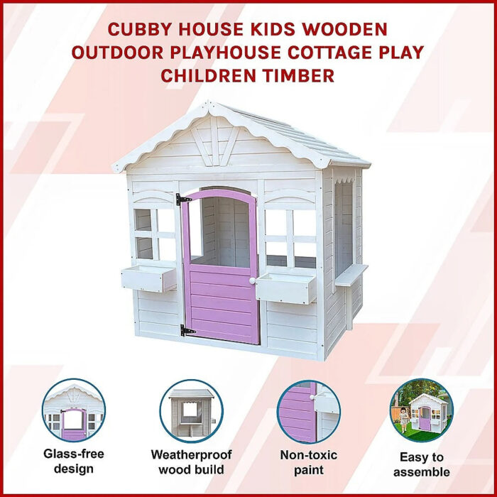 Детска дървена къщичка за игра GINGER HOME - Image 14