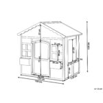 Детска дървена къщичка за игра GINGER HOME - Image 17