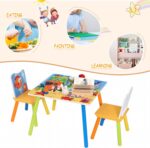 Детска дървена маса и столчета GINGER HOME с морски животни - Image 10