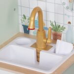 Детска дървена пералня 3 в 1 с мивка с течаща вода и сушилня GINGER HOME - Image 4