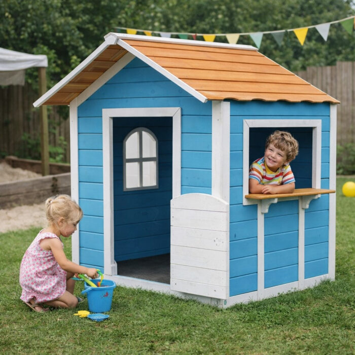 Детска дървена къщичка за игра GINGER HOME - Image 10