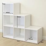 Детска Етажерка, Органайзер за Играчки, GINGER HOME с 6 Отделения и Текстилни Кутии, Бяла, Монтесори Мебел - Image 8