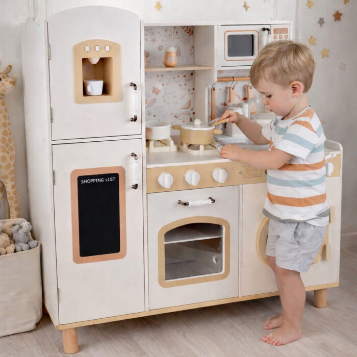 Детска дървена кухня GINGER HOME Винтидж модел - Image 5