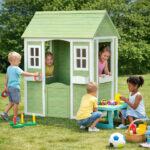 Детска дървена къщичка за игра на открито GINGER HOME - Image 14