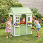 Детска дървена къщичка за игра на открито GINGER HOME - Image 9