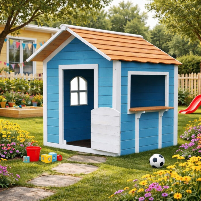 Детска дървена къщичка за игра GINGER HOME - Image 6