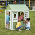 Детска дървена къщичка за игра на открито GINGER HOME - Image 11