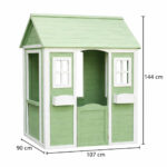 Детска дървена къщичка за игра на открито GINGER HOME - Image 15