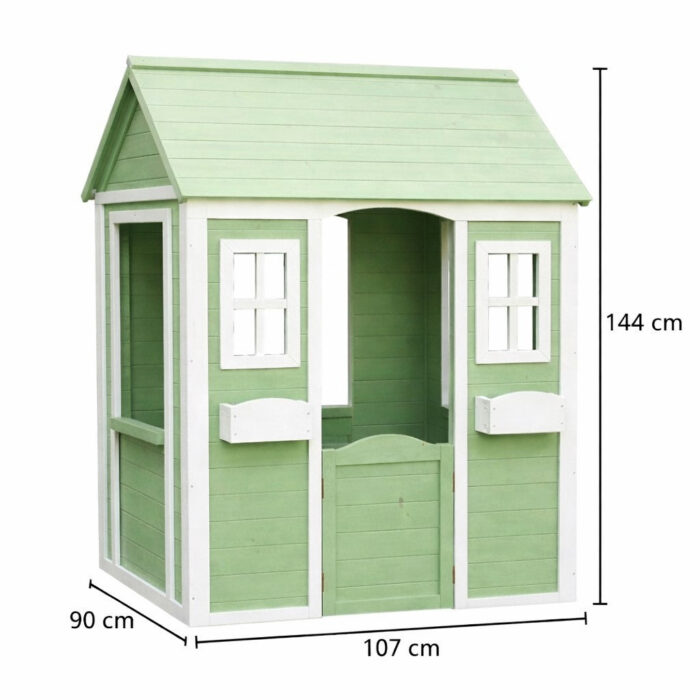 Детска дървена къщичка за игра на открито GINGER HOME - Image 15