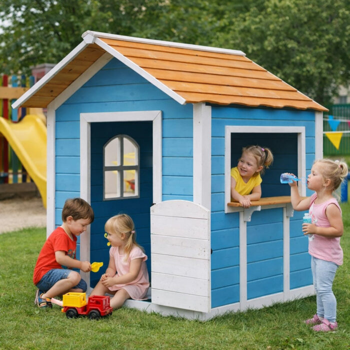 Детска дървена къщичка за игра GINGER HOME - Image 8