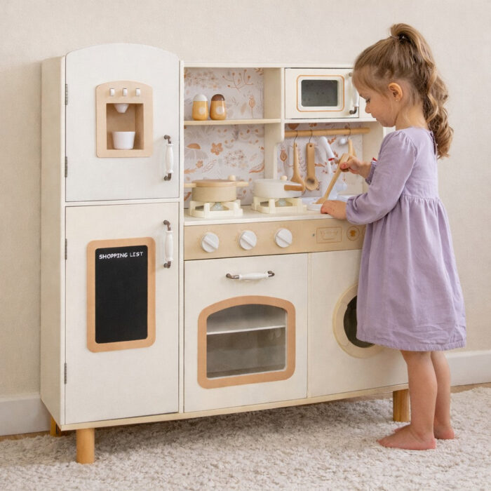 Детска дървена кухня GINGER HOME Винтидж модел - Image 4