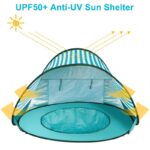 Детска Pop-Up палатка за игра GINGER HOME с UV защита 50+ – лека и сгъваема, за плаж и градина, 120×80×70 см - Image 5