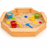 Детски дървен пясъчник GINGER HOME 8-странен модел
