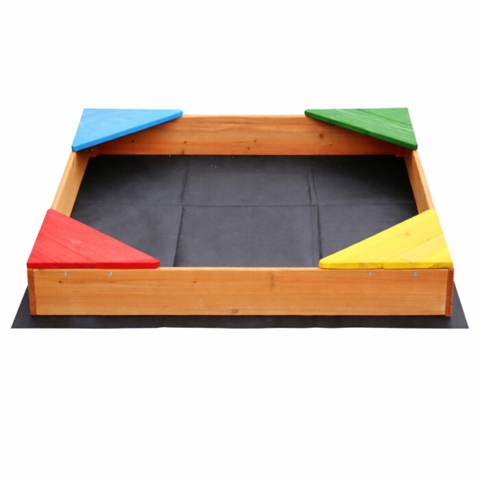 Детски дървен пясъчник GINGER HOME 90/90 - Image 4
