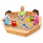 Детски дървен пясъчник GINGER HOME 8-странен модел - Image 2