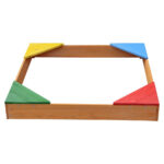 Детски дървен пясъчник GINGER HOME 90/90 - Image 10