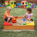 Детски дървен пясъчник GINGER HOME 90/90 - Image 6