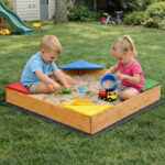 Детски дървен пясъчник GINGER HOME 90/90 - Image 7