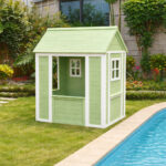 Детска дървена къщичка за игра на открито GINGER HOME - Image 12