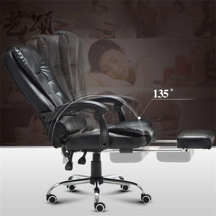 Директорски ергономичен офис стол Comfort кафяв - Image 12