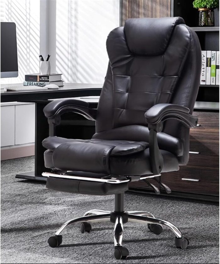Директорски ергономичен офис стол Comfort черен - Image 17