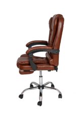 Директорски ергономичен офис стол Comfort кафяв - Image 4