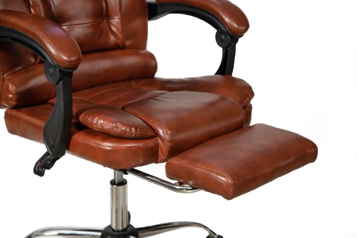 Директорски ергономичен офис стол Comfort кафяв - Image 8
