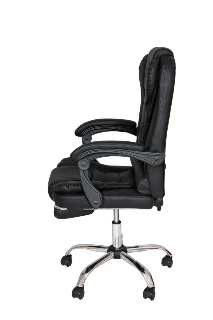 Директорски ергономичен офис стол Comfort черен - Image 3