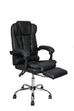 Директорски ергономичен офис стол Comfort черен - Image 7