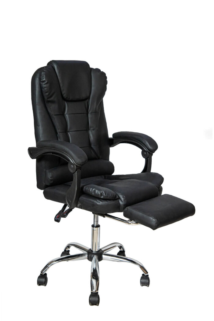 Директорски ергономичен офис стол Comfort черен - Image 7