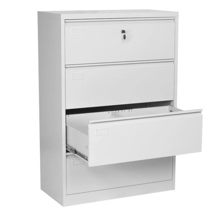 Метален офис шкаф/кардекс с 4 чекмеджета 90/45/132 см - Image 3