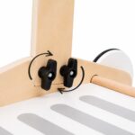 Детска Дървена Проходилка GINGER HOME, Количка за Пазаруване с Кош, Играчка за Бутане, Монтесори, 52 см - Image 12