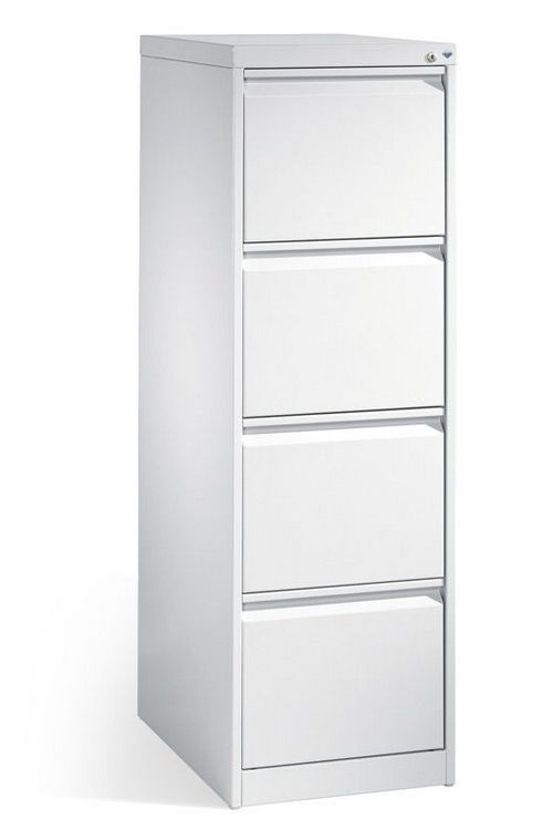 kardeks202.jpg Метален офис шкаф/кардекс с 4 чекмеджета 46/62/133 см - Image 1